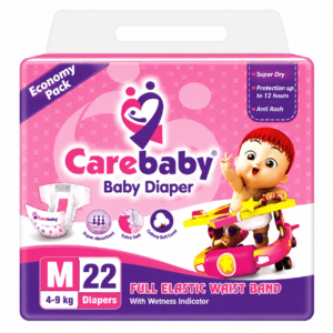 Carebaby Diapers Medium | Size 3 | 22 Pcs