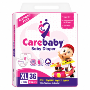 Carebaby Diapers XL | Size 5 | 36 Pcs
