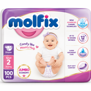Molfix Diapers Medium | Size 3 | 28 Pcs