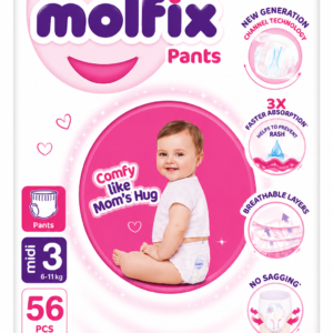 Molfix Pants Medium | Size 3 | 56 Pcs