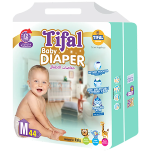 Tifal Diapers Medium | Size 3 | 44 pcs