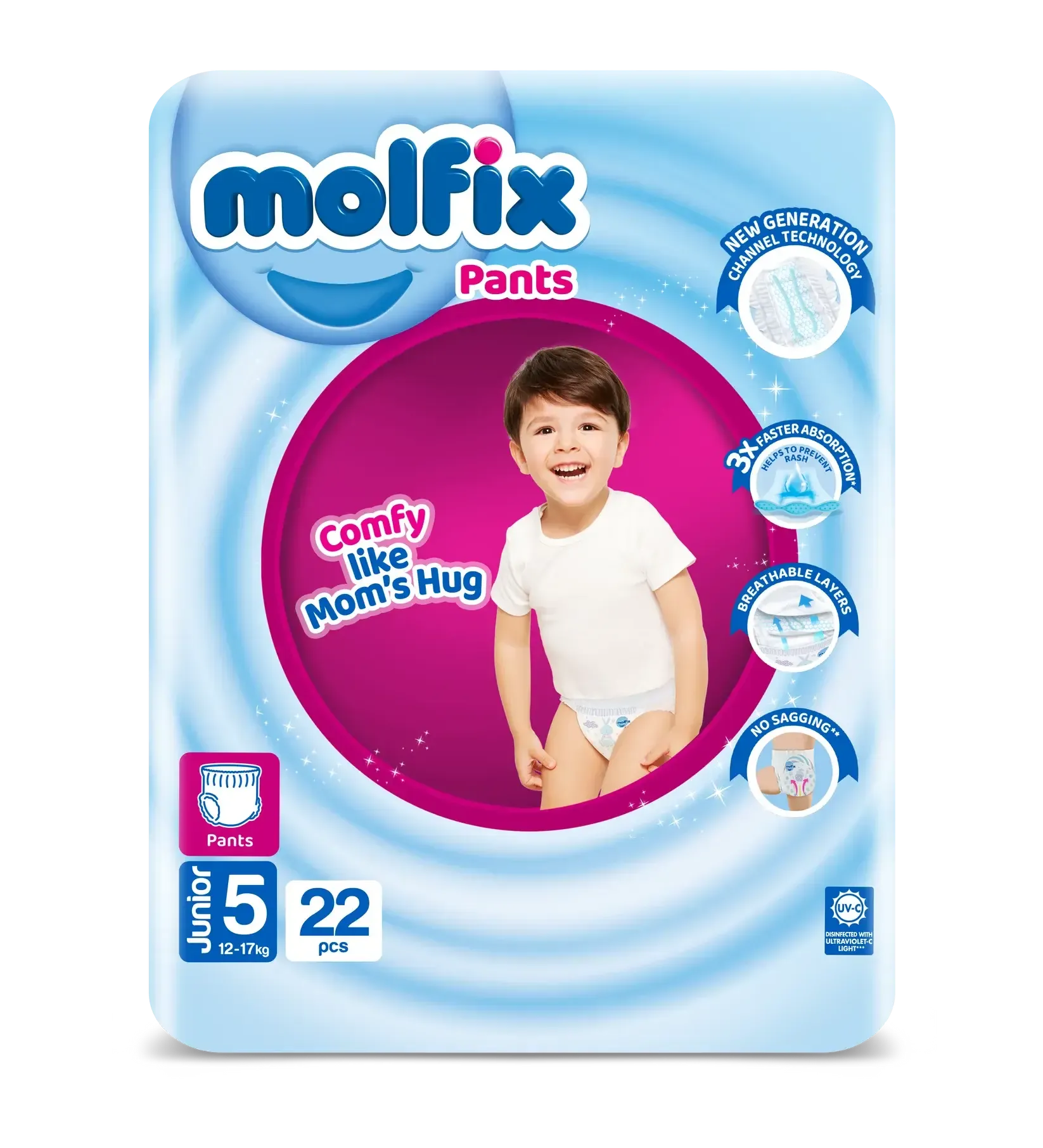 Molfix Pants XL | Size 5 | 22 Pcs