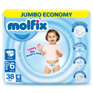 Molfix Diapers XXL | Size 6 | 38 Pcs