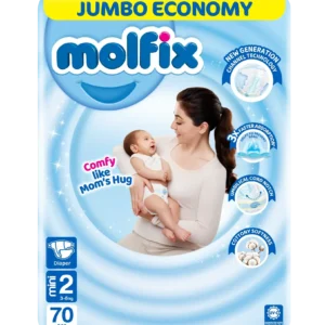 Molfix Diapers Small | Size 2 | 70 Pcs